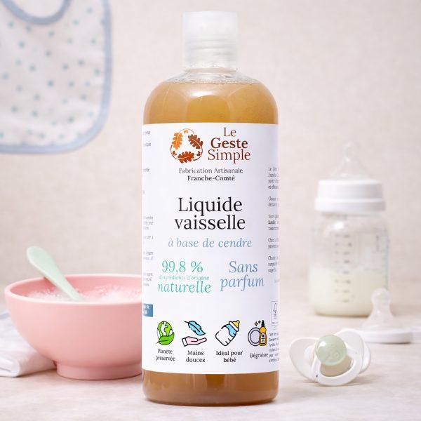 Liquide vaisselle à base de cendre - Sans parfum