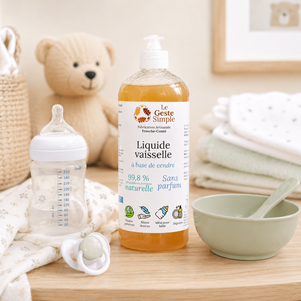 Liquide vaisselle à base de cendre - Sans parfum