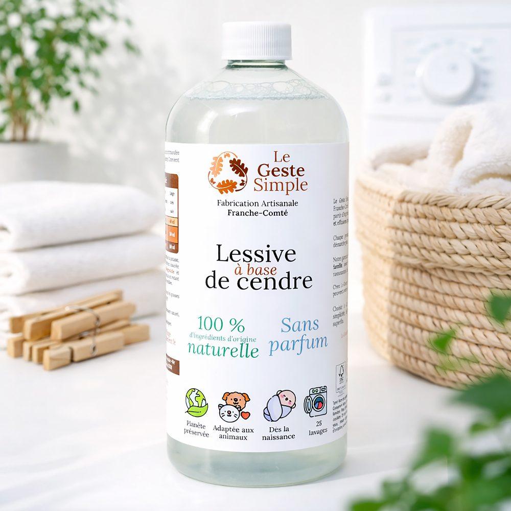 Lessive à base de cendre - Sans parfum