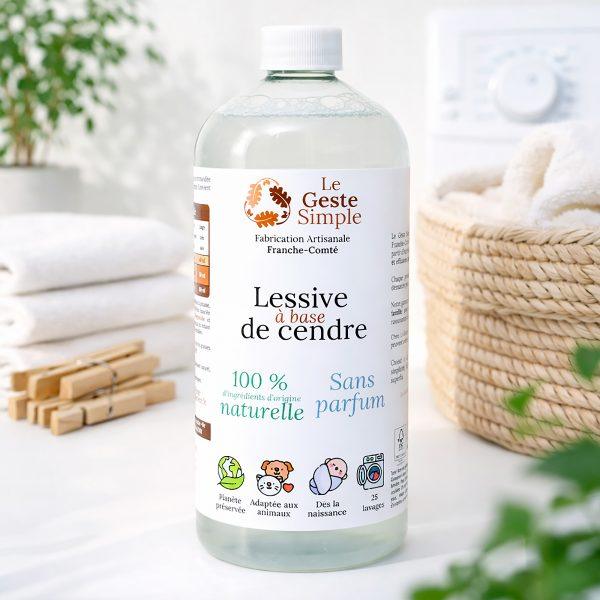 Lessive à base de cendre - Sans parfum